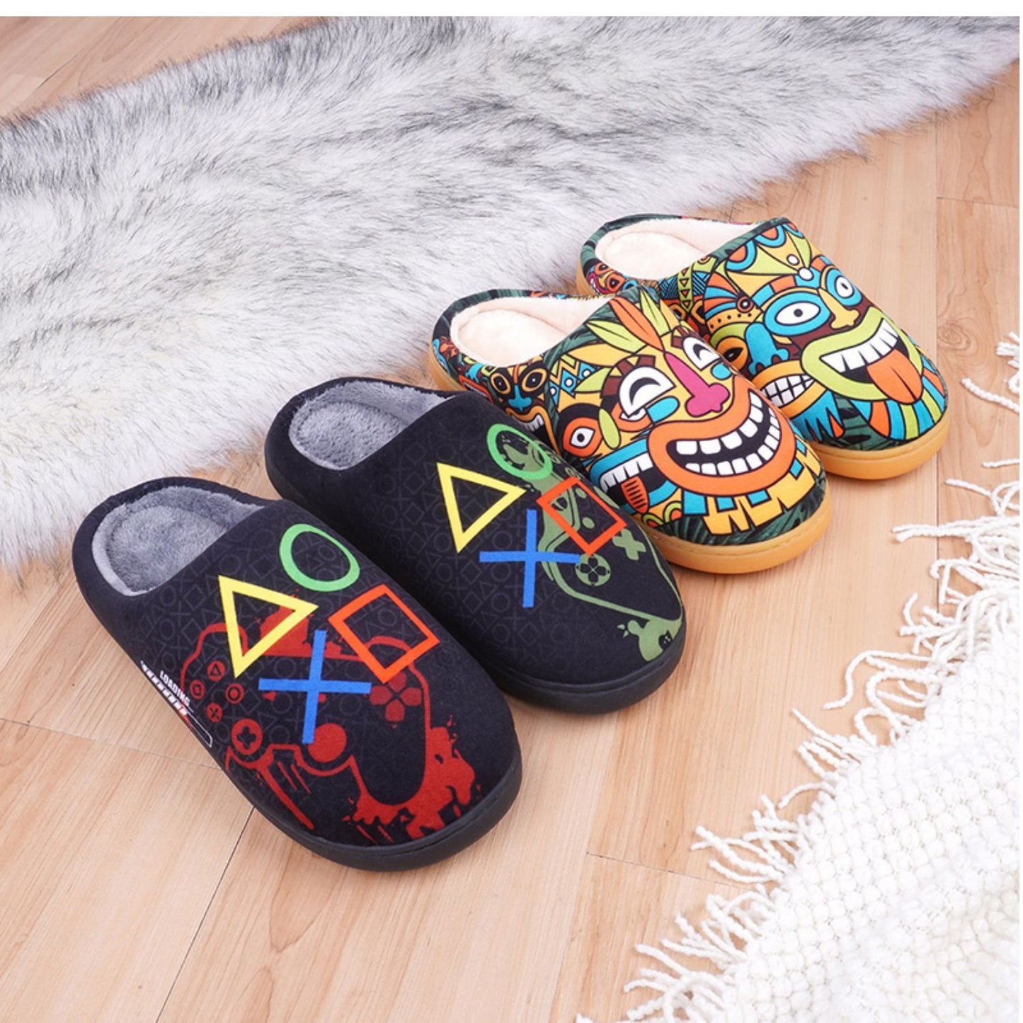Cotton Slippers Warm And Antiskid Large