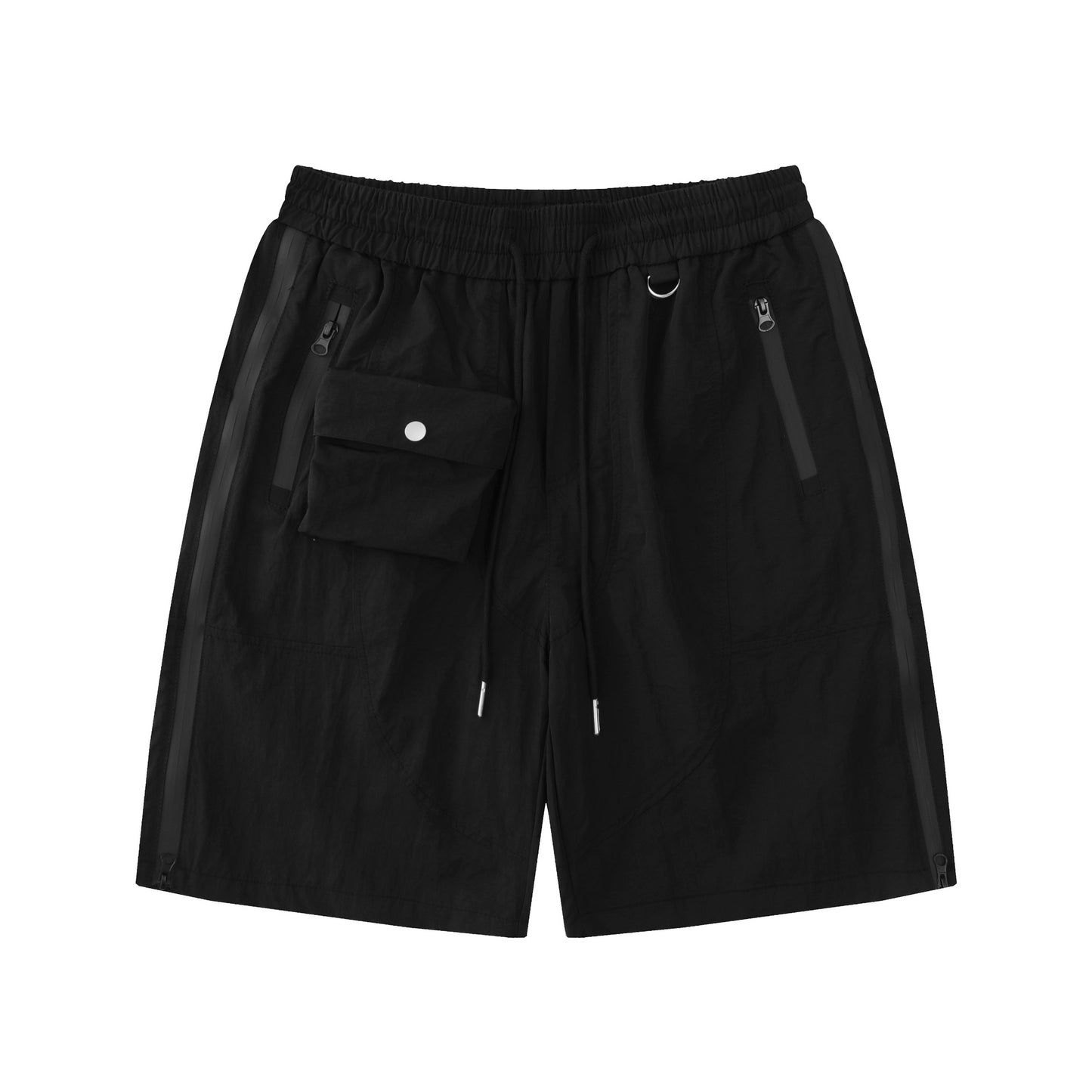 American Retro Multi-pocket Functional Workwear Shorts