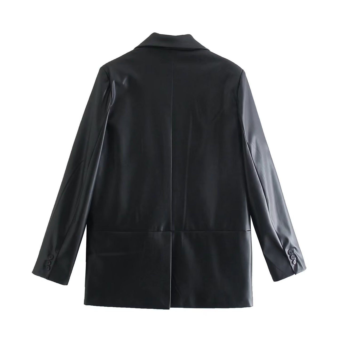 Neutral Style Casual Jacket With Mid Waist