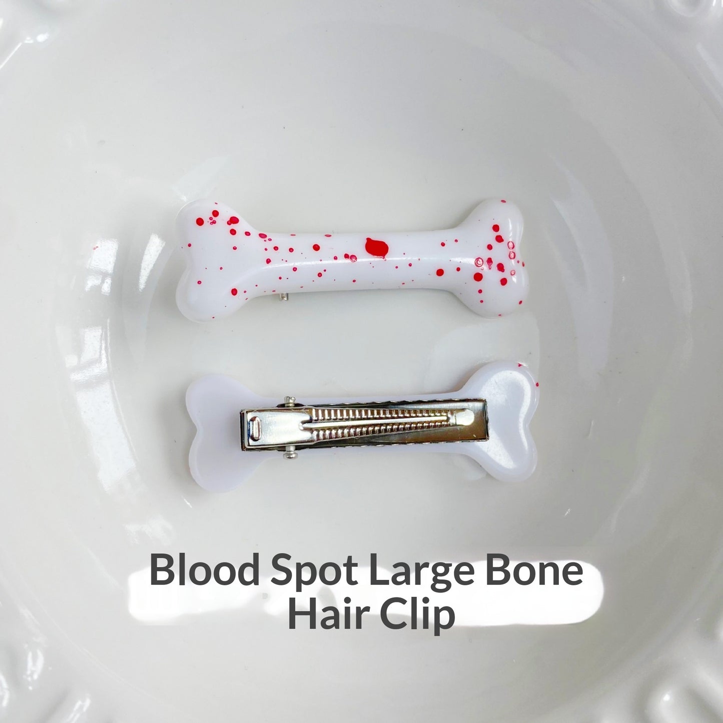 Womens Cute Artificial Bone Hair Clip