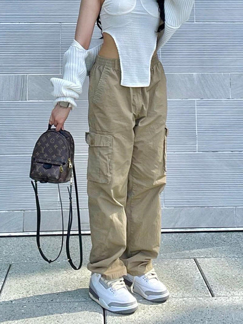 Overall Løse Bomuldsjeans til Kvinder