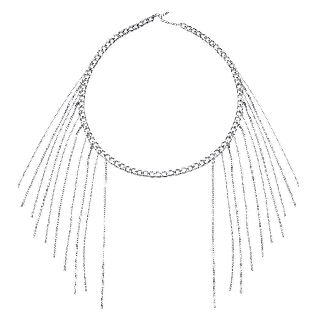 Simple Multi Chain Waist Decoration