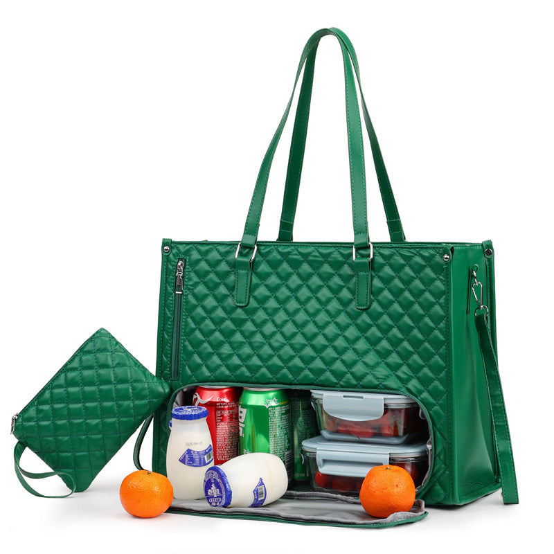 2in1 Tote And Lunch Bag Combo  Extra-large Tote