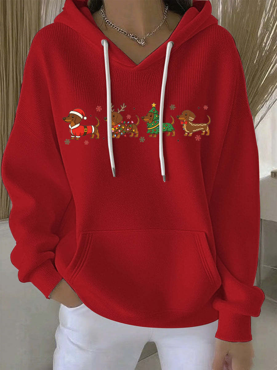 3D Digital Printing Women's Casual Loose Fashion Waffle Knit