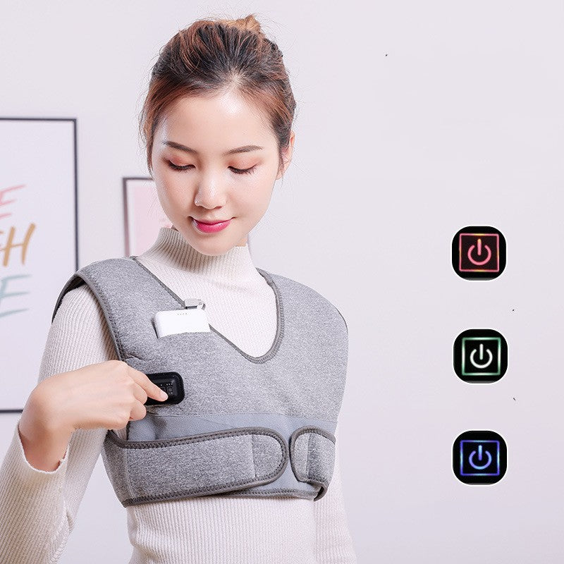 Electric Heating Shawl Cervical Spine Waistcoat Back