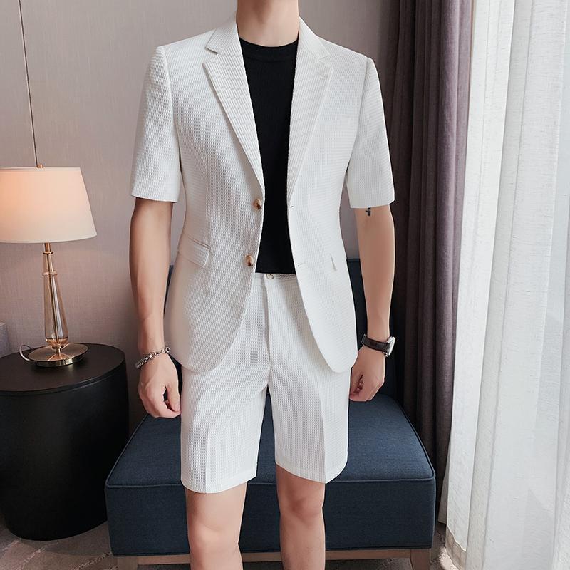 Summer Thin Suit Men's Fashion Leisure Suit