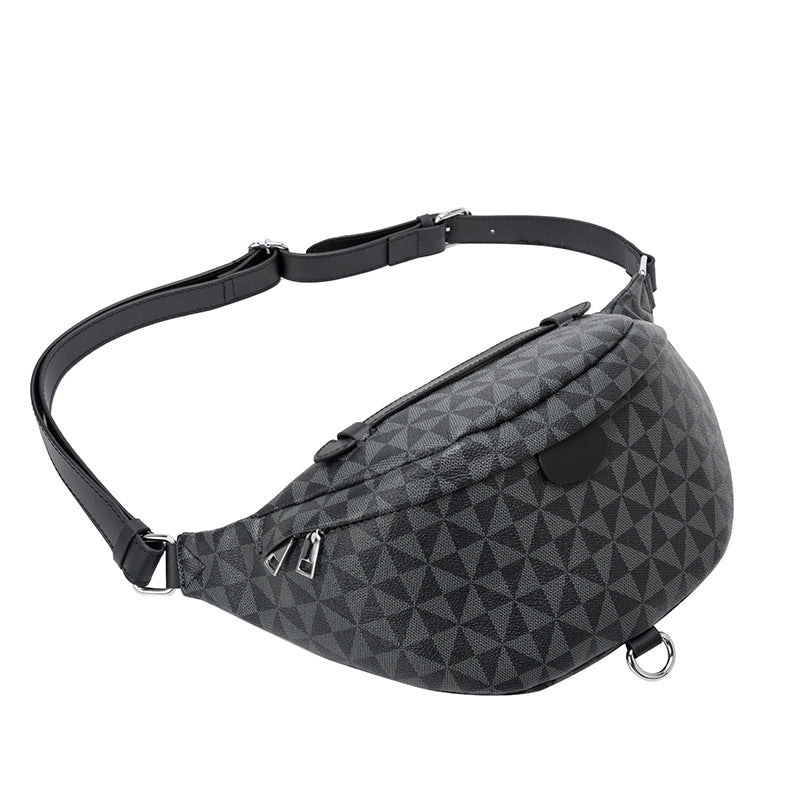 Simple Belt Bag Large Capacity Printed Crossbody