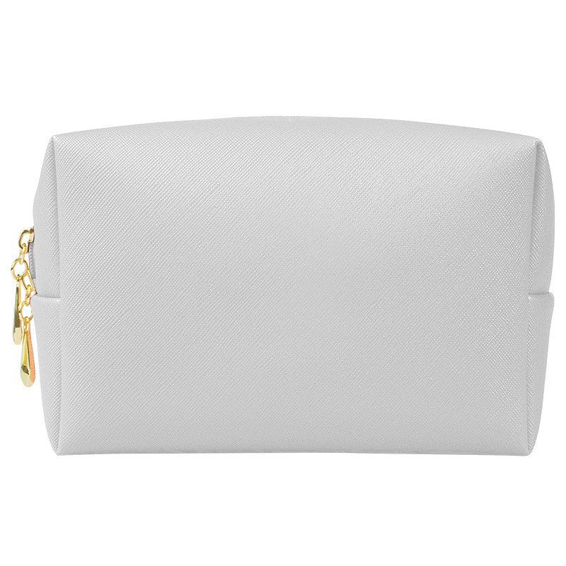 PU Leather Octagonal Square Makeup Storage Bag Simple Design