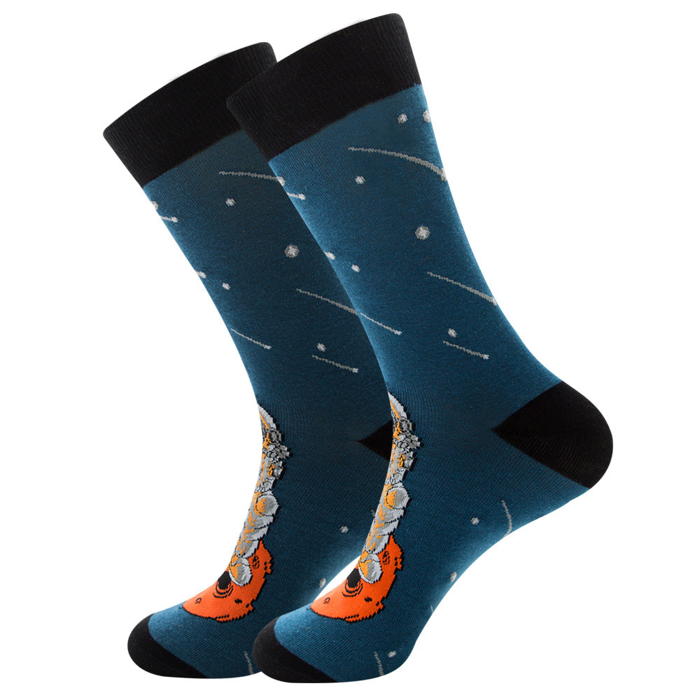 Geometric Fruit Women Socks Street Trend
