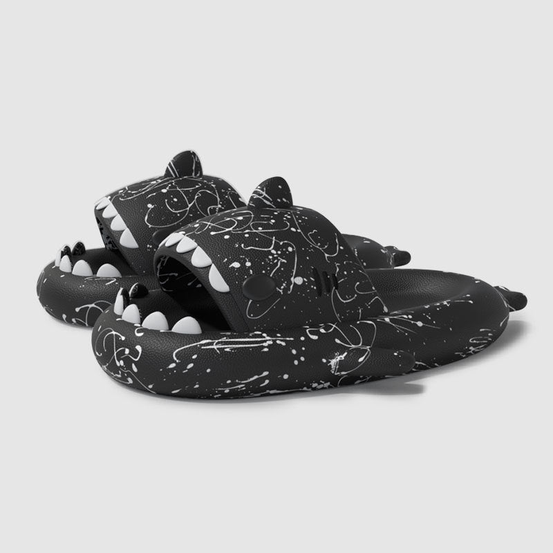 Limited Shark Slippers Non-slip Thick Bottom Shit Feeling Couple