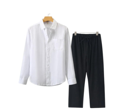 Linen Long Sleeve Loose Sun Protection Linen Shirt
