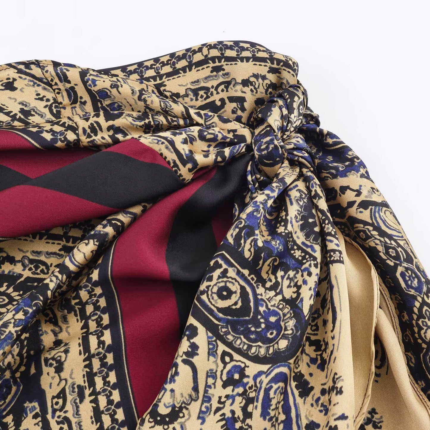 New Fallwinter Stylish Versatile Printed Wrap Skirt