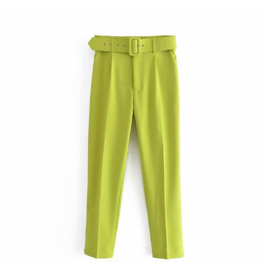 Women's Elegant Graceful Slim-fitting Ankle-tied Casual Pants