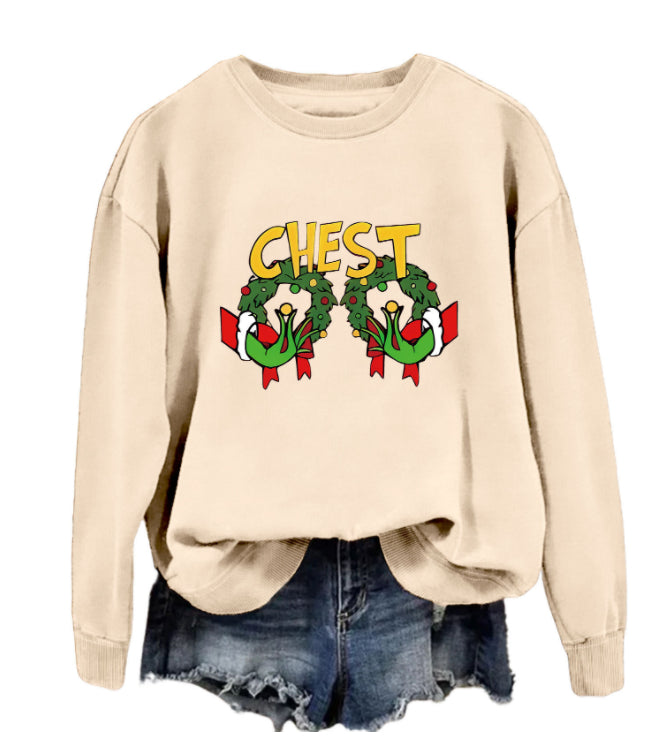 Women's Printed Long Sleeved Hoodie