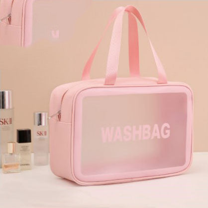 Cosmetic Bag Large-capacity Portable Toilet Bag Female Waterproof And Transparent