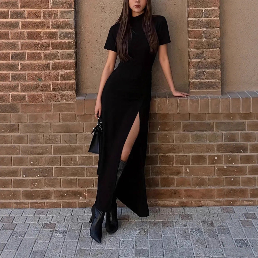 Fashionable And Elegant Side-Slit Dress