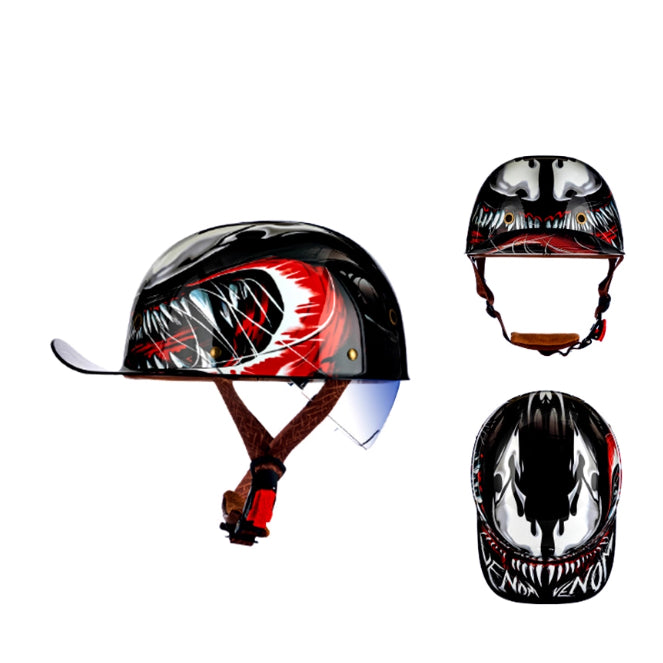 Summer Baseball Helmet Retro Harley Men And Women