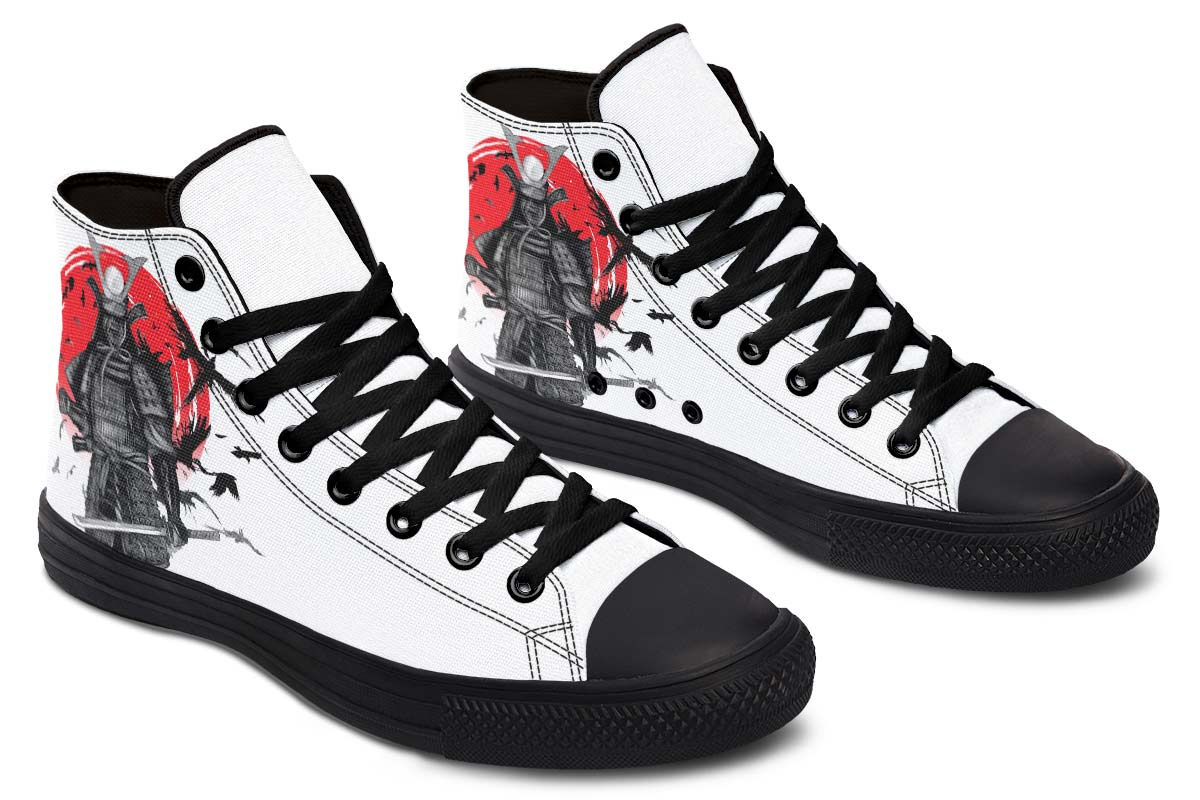Men's And Women's Fashion Color Printing High-top Canvas Shoes