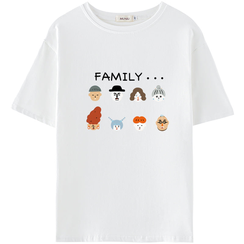 Women's Summer New Casual Cotton Printed T-shirt