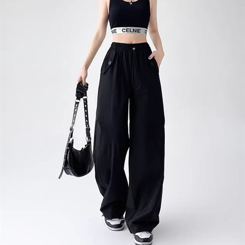 Overalls Women's Thin Quick-drying High Waist Loose