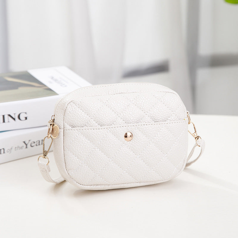 Fashionable Matte Texture Single Shoulder Crossbody Bag