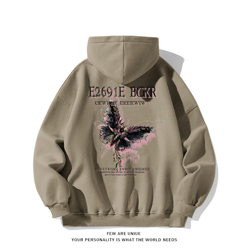 Women's American-style Retro Butterfly Mid-length Sweater