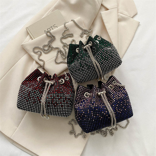 New Light Diamond Skulder Crossbody Taske
