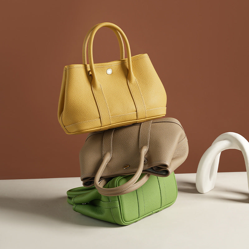 Ægte Læder Crossbody Dametaske Førstelags Koskind Håndtaske