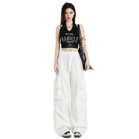Casual Hip Hop Wide Leg Draping Long Pants
