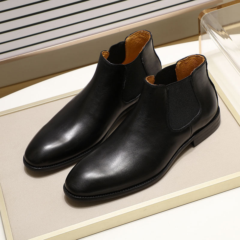 Genuine Leather One Stirrup Casual Cowhide Men's Shoes