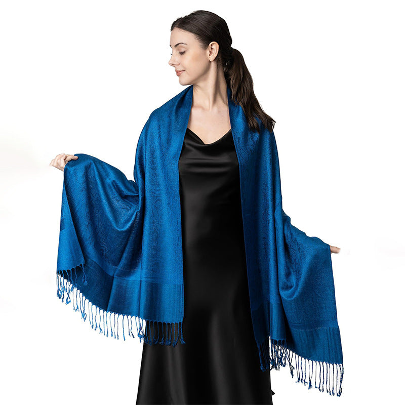 New Lightweight Luxury Shawl For Women A Faux Cashmere Wrap Style Scarf