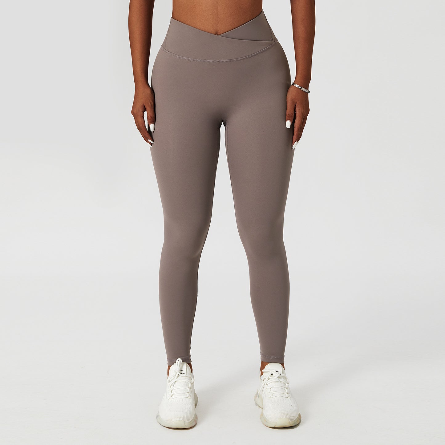 Breathable Cross Waist Tight Quick-drying Pants
