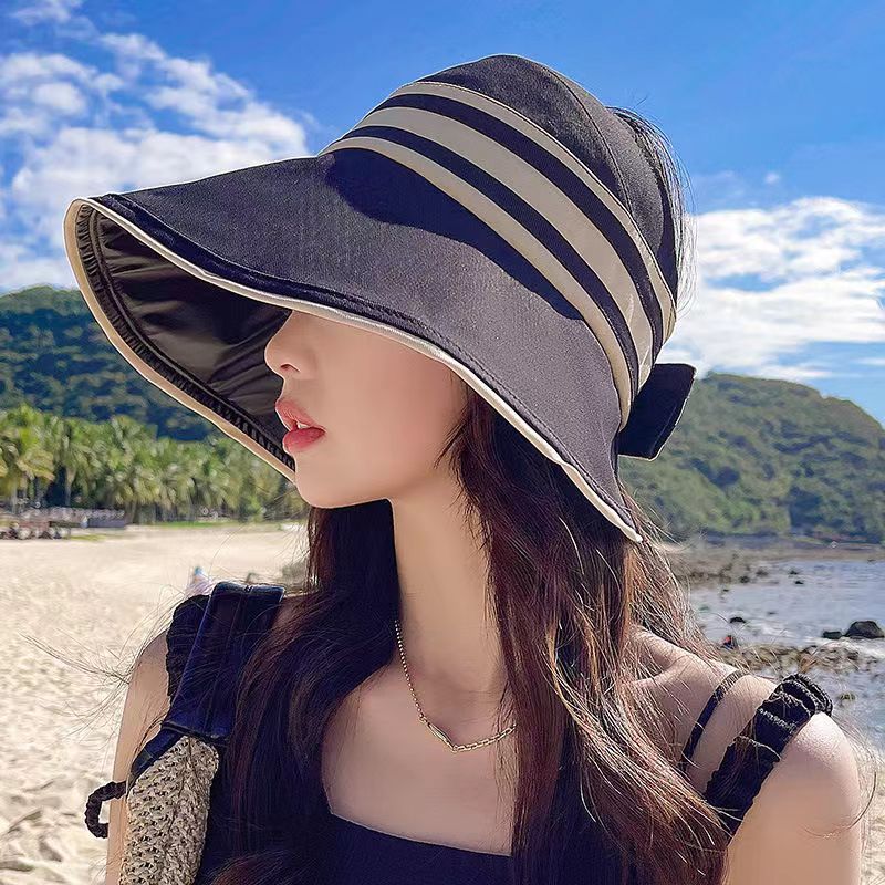 Women's Outdoor UV Protection Too Brim Sun Visor Empty Top Hat