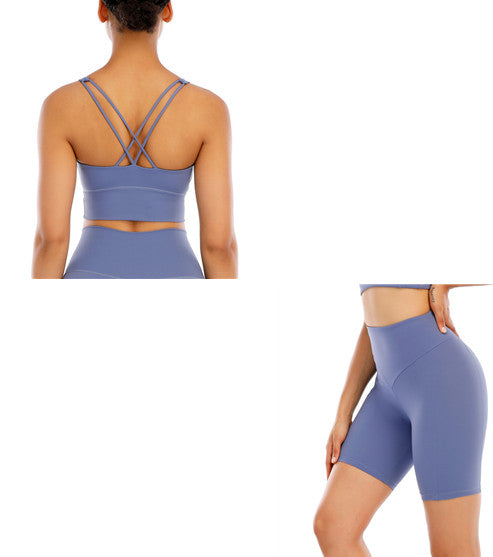New Net Celebrity Yoga Women's Five-point Pants Stretch Tight