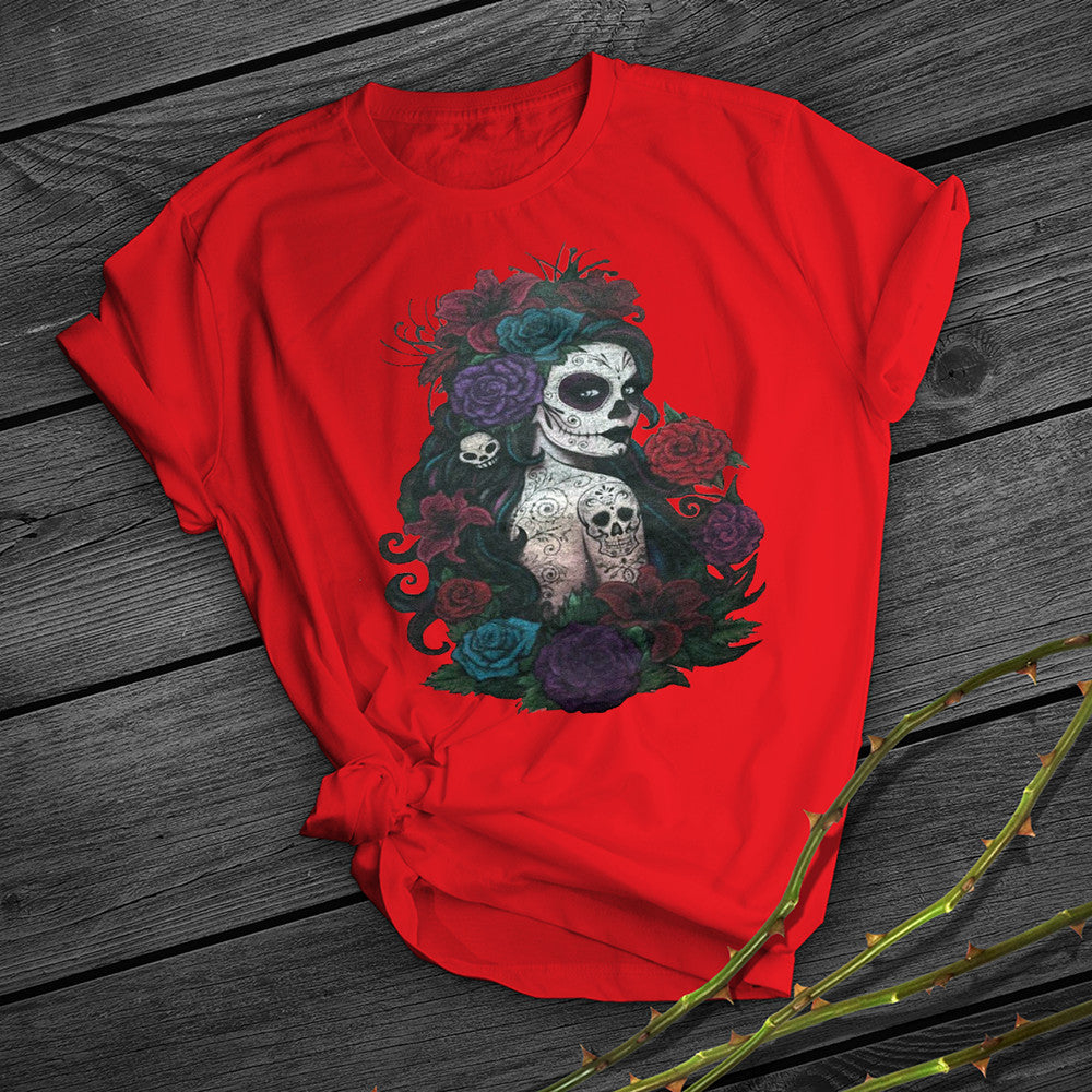 Simple And Creative Printing Short Sleeve
