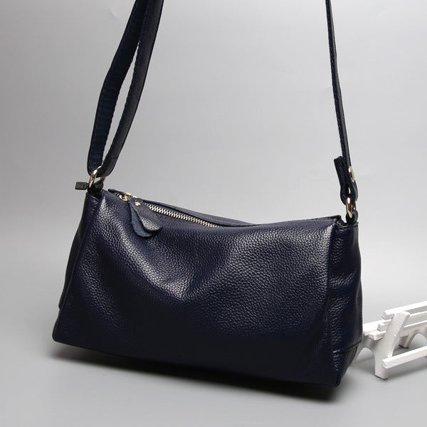 Casual Simple One-shoulder Crossbody Women's Soft Leather Bag