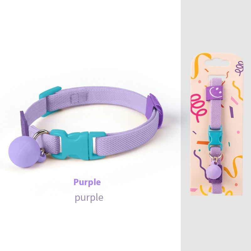 Small Dog Decorations Pet Collar Polyester