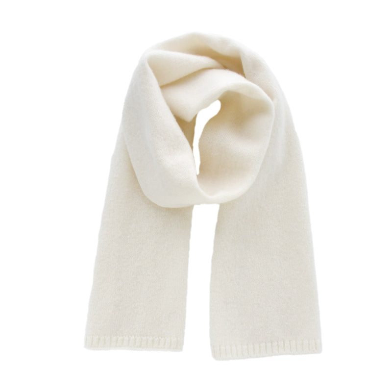 Women's Fashion Versatile Knitted Wool Solid Color Scarf