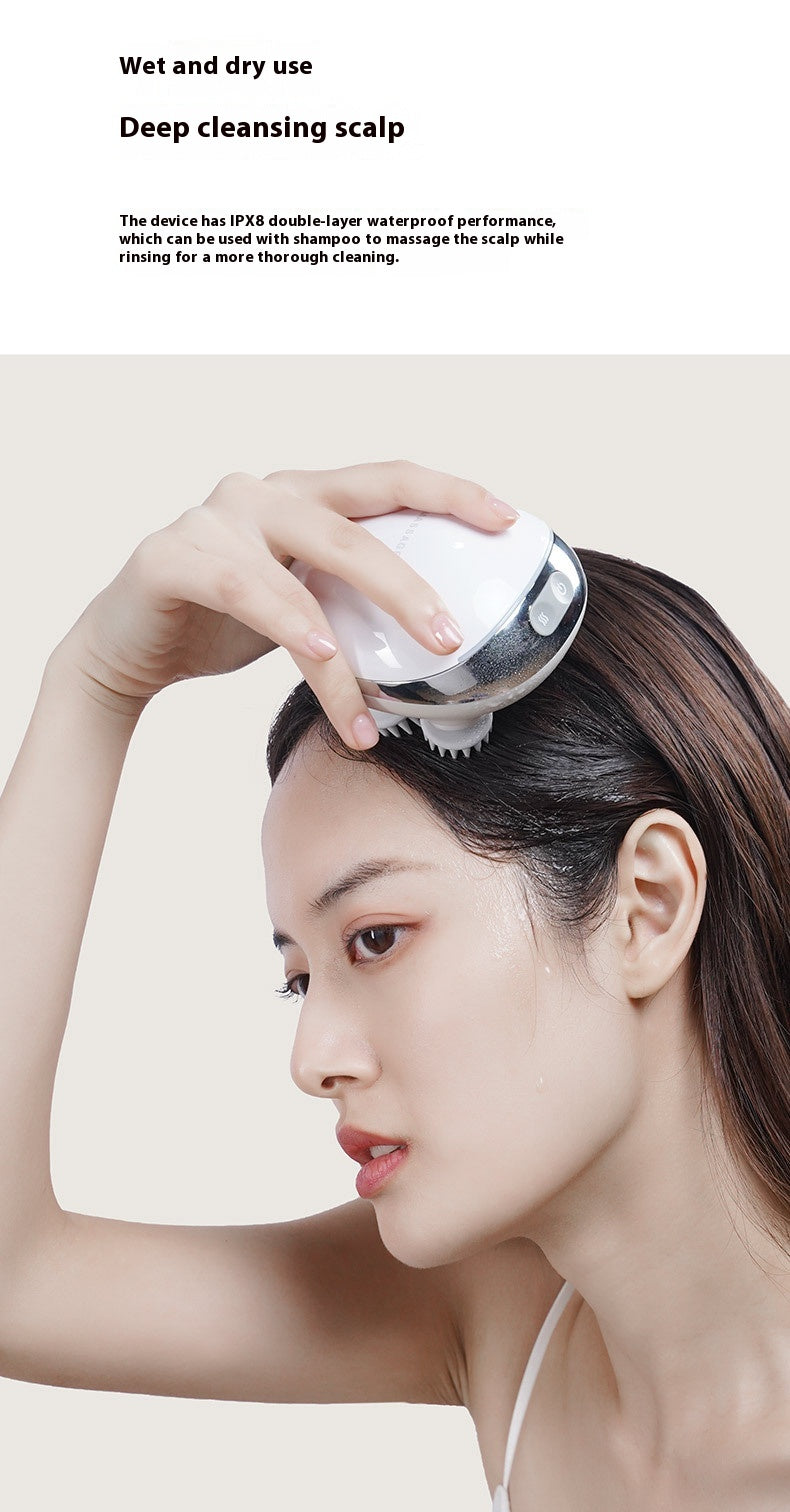 Hot Compress Red Light Head Massager