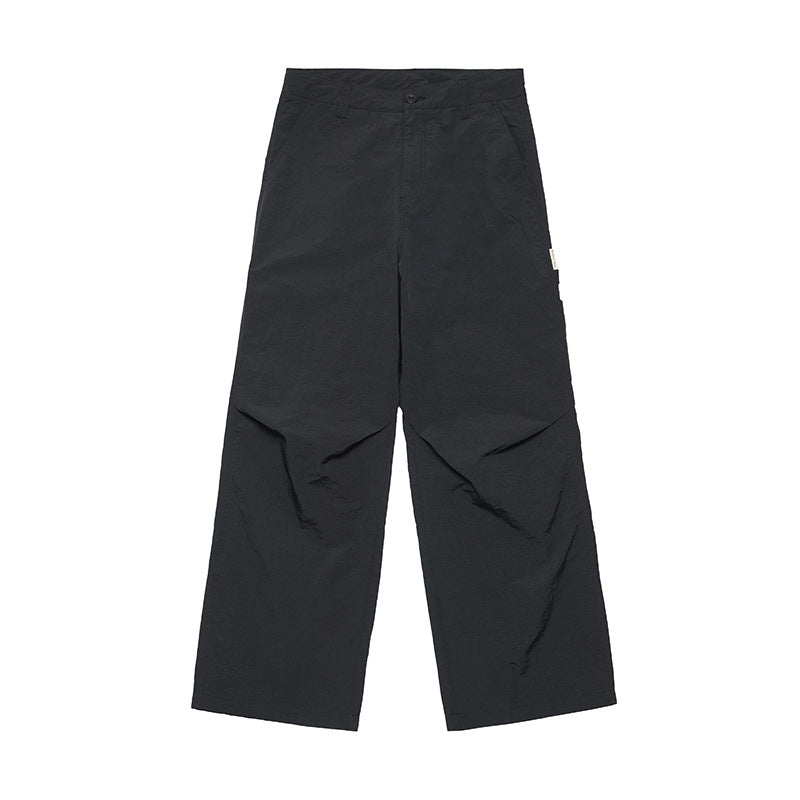 High Street Design Casual Loose Straight Trousers