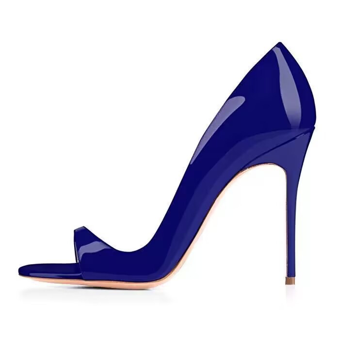 Elegante stiletter til kvinder med peep-toe