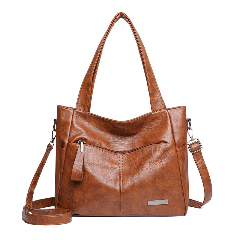 Retro Popular Large Capacity Underarm Shoulder Bag Versatile Handbag