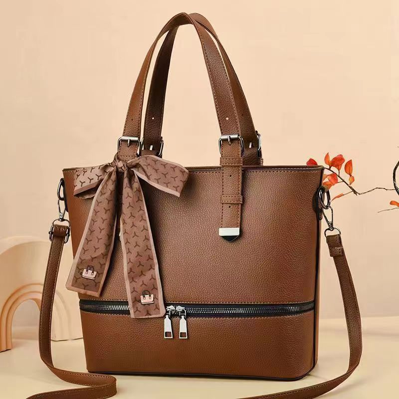 Women's Zipper Bag Fashionable Crossbody Large Capacity