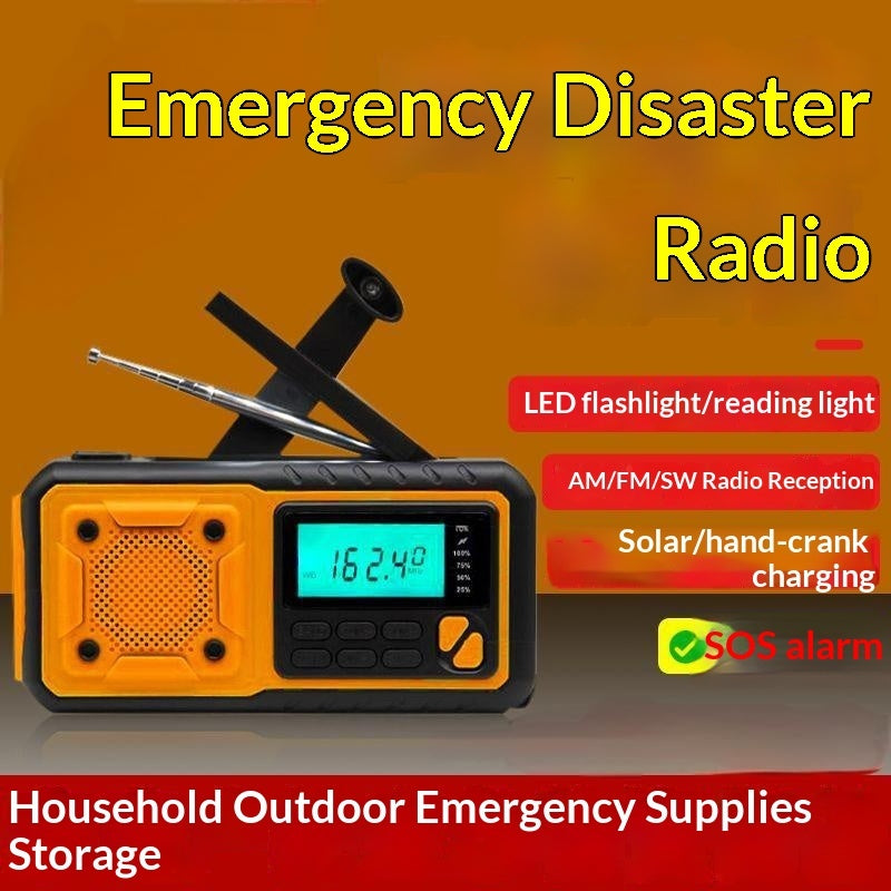 Multi Functional Solar Powered Outdoor Charging Radio
