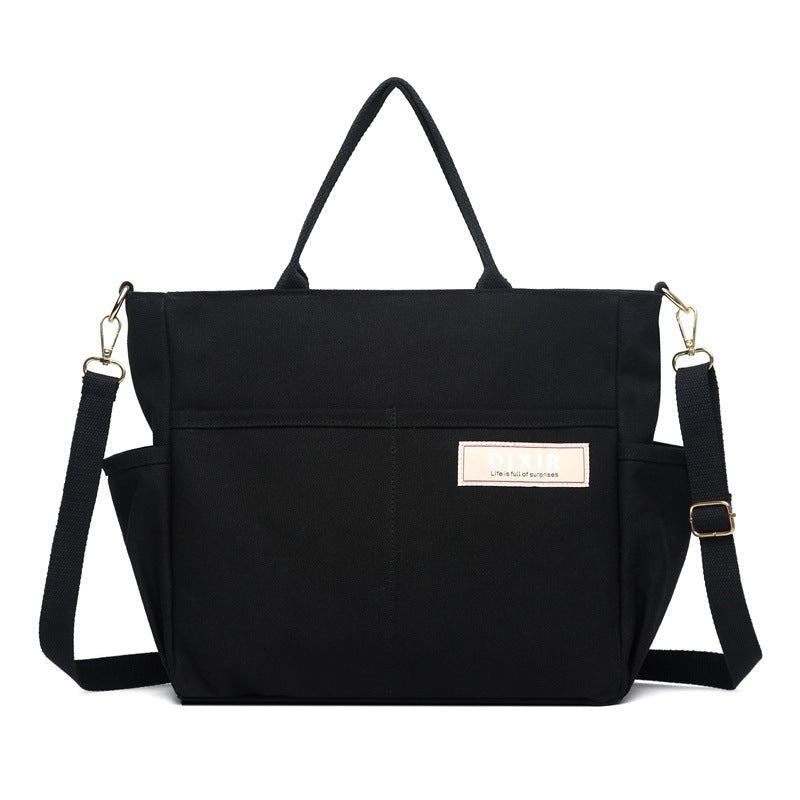 Women's Large-capacity Canvas Shoulder Handbag