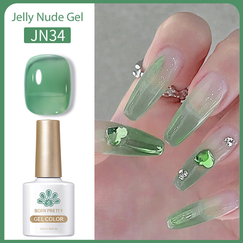 Nail Polish Transparent Color UV Polish Jelly Phototherapy Plastic