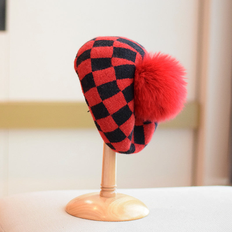 Fransk Retro Baret med Tern til Kvinder