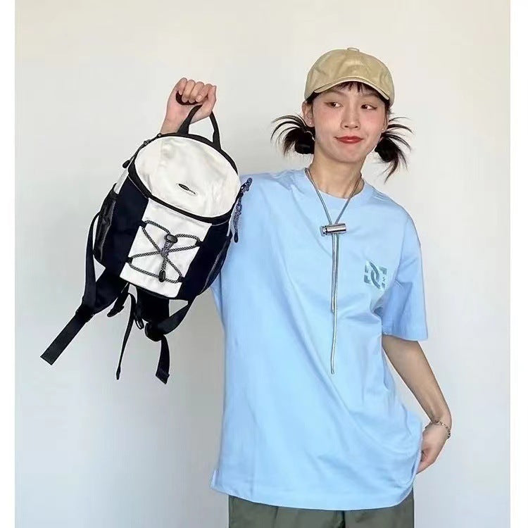 Splicing Casual And Lightweight Multipurpose Backpack