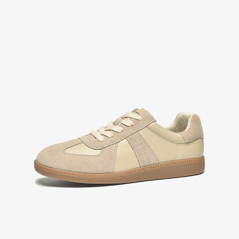 Women's Leather Shoes Retro White Sports