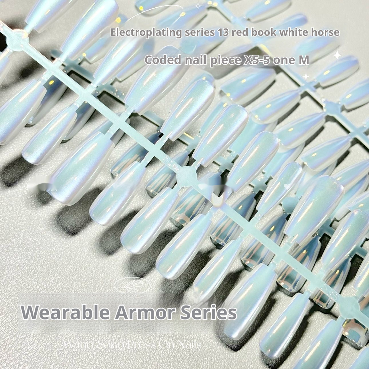 Electroplating Cat's Eye 13 Dan Book White Horse Internet Celebrity Aurora Armor Wear Armor